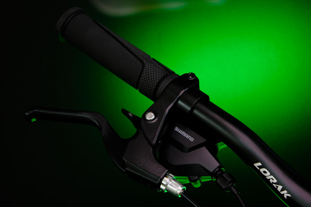 LORAK SHARK 26 BLACK Матовый Синий/Зелёный