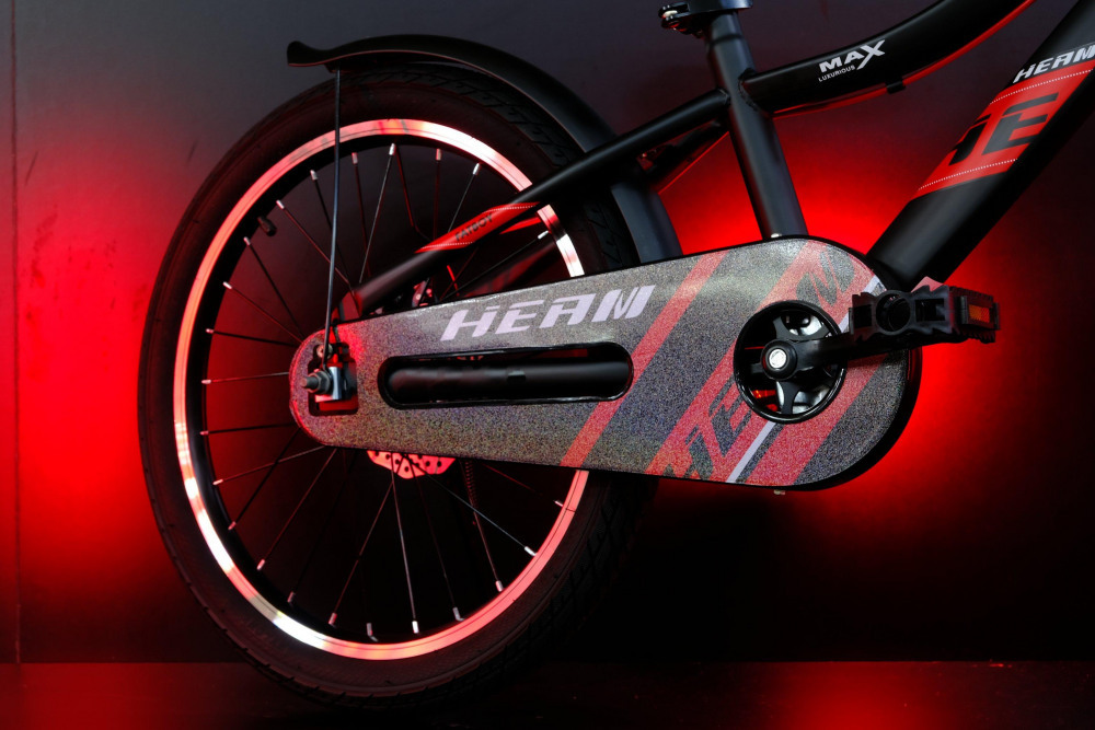 HEAM 20 FATBOY Disk Матовый Чёрный/Красный