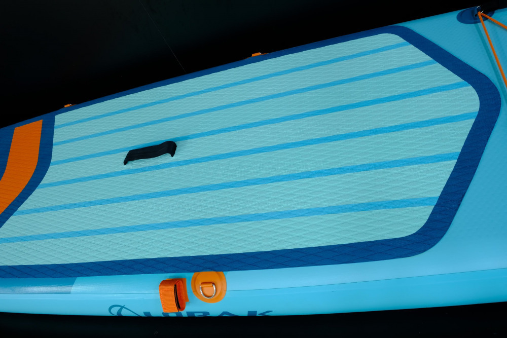 Сапборд Lorak 909 (320*81*15) бирюзово-оранжевый, код 77909