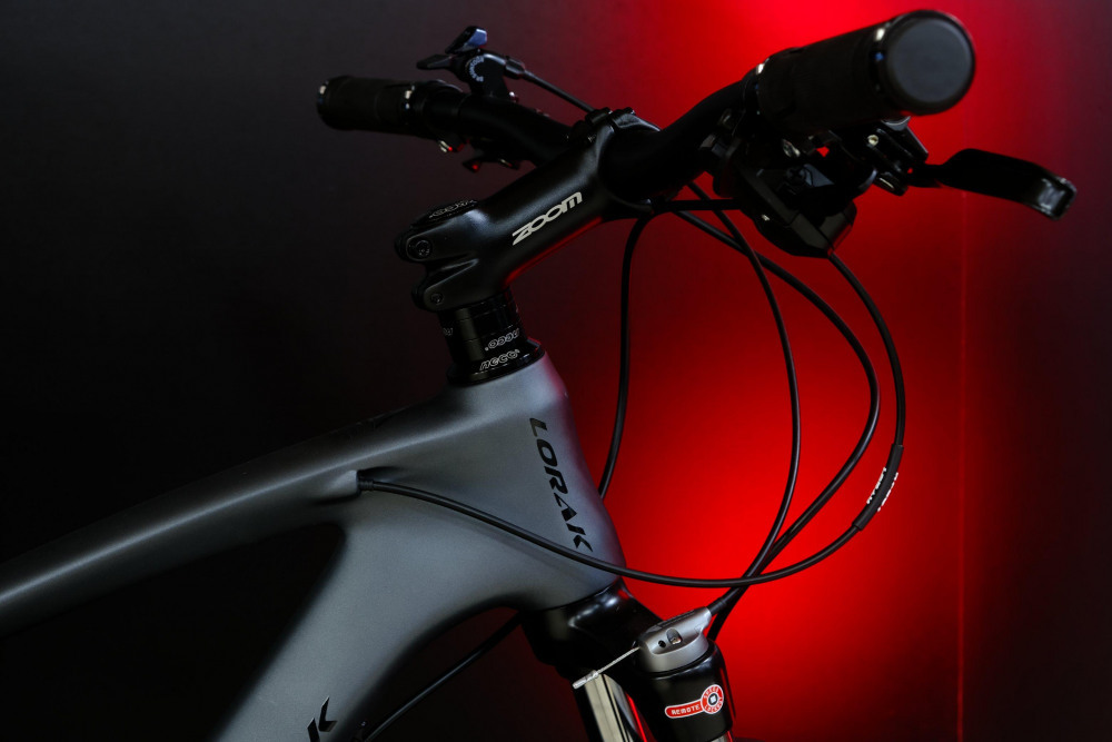 LORAK Carbon 27,5 100 Матовый Серый/Черный глянец