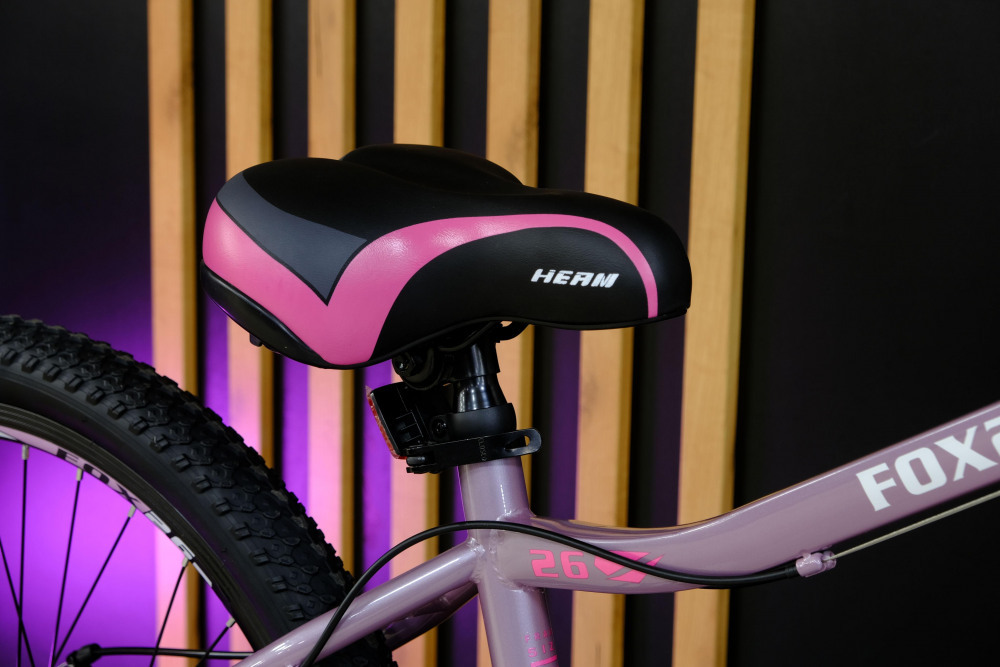 Heam FOX 26 Girl Серый/Розовый рама 17 (на рост 155-173)